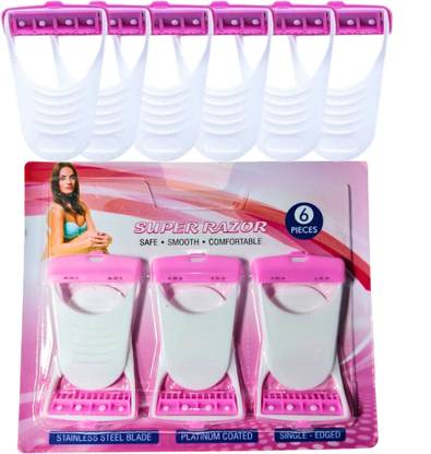 MIZOCARE Disposable Body & Bikini Shaving Razor For Women and Girls Underarms Shaving, Women