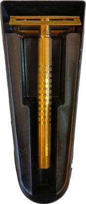 DEBALAYASTORES SAFETY RAZOR FOR MEN AND WOMEN (BRASS), Men & Women Pack of 1, Men & Women