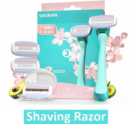 Sauran Pack of 1 Shaving Razor Hair Removal Razor SRB78, Women