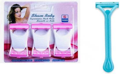 pisco Combo Pack Of Body Hair Remover Disposable Razor For Smooth Use, Men & Women