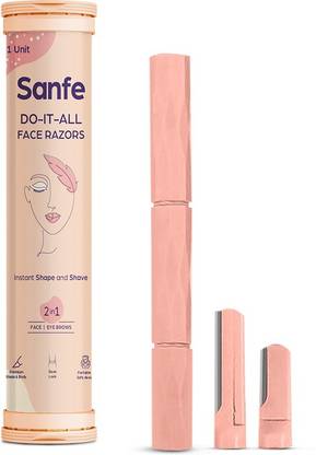 Sanfe Do-It-All Face Razors-with Dual Blade for a smoother finish for Face, Women