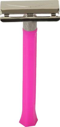 tinku Double Edge Metal Safety Razor (Rust Proof, Pink) (T-14), Men