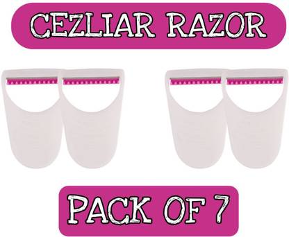 cezliar Women's First Choice Disposable 6 Blades Body & Bikini Shaving Razor, Men & Women