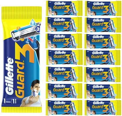 Gillette GUARD 3 RAZOR 14 BLADE (Pack of 15), Men