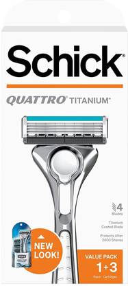 Schick Titanium Razor for Men Value Pack, Men