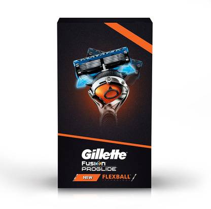 Gillette Fusion Proglide Flex Ball Razor Combo, Men