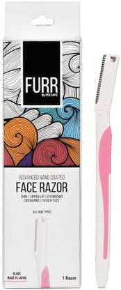 FURR By Pee Safe Face Razor For Women | For Eyebrows, Upper Lip, Forehead & Chin (Pack of 1), Women