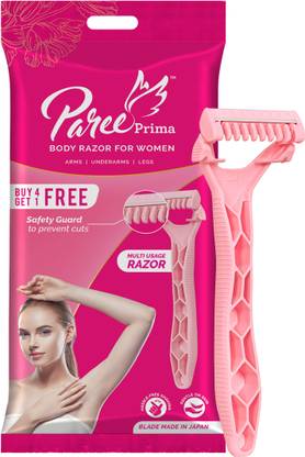 Paree Prima Premium Hair Removal Full Body Razor for Women | For Hassle Free Shaving, Women