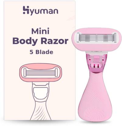 Hyuman Mini Body Shaving for Woman Hair Removal | Without Case | Reusable, Women