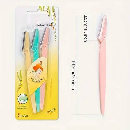 SEUNG Eyebrow Razor, and Facial Razor with Cover, Women