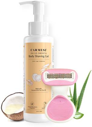 Carmesi Body Shaving Combo - Body (Mini) and Body Shaving Gel (200 ml)