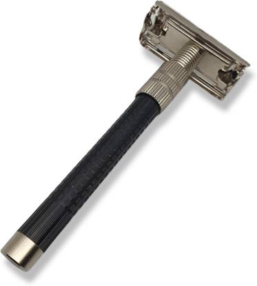 BAS Assured AUTOMATIC RAZOR BLACK METAL BODY FOR SMOOTH AND SAFE SHAVING, Men & Women