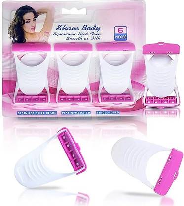Ankev WOMEN UNDER ARM RAZOR FOR CLEAN HAIR (PACK OF 1) (SET OF 6), Women