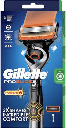 Gillette ProGlide Power Mens 1 Razor Handle + 1 Blade Refill + 1 Battery ( IMPORTED ), Men