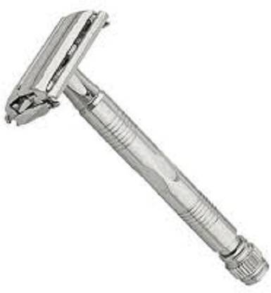 Elecsera Double Edge Brass Premium Quality Shaving Razor, Men