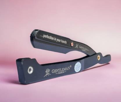 RT SHOP Gentleman Matte Black Shaving Razor, Men & Women