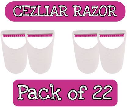 cezliar Disposable Body & Bikini Shaving Razor For Women (pack of 22), Men & Women