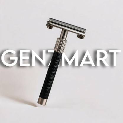 GenZmart Long Handle Double Edge Blade Razor for Men for Close Smooth Shaving, Men