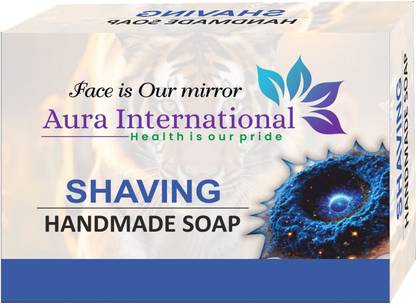AURA INTERNATIONAL Shaving Soap for Men | Kapoor Soap | Handmade 100% Natural Shaving Soap