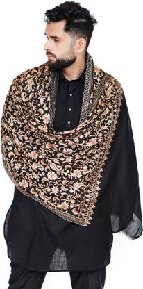 Pashmal Wool Printed Men Shawl