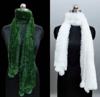 Saba Fur, Polyester Wool Blend Solid Women Shawl