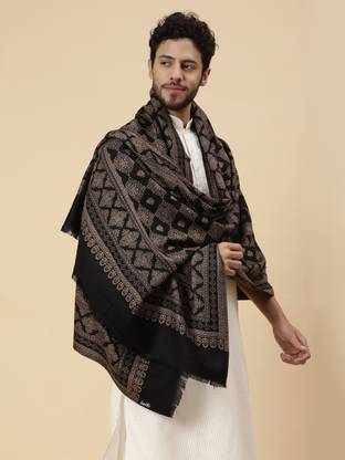Tweedle Acrylic Paisley Men Shawl