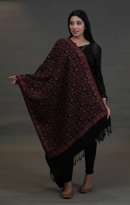 SHIFNEEN Acrylic Woven Women Shawl