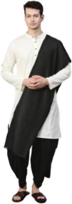DUSALA Pashmina Solid Men Shawl