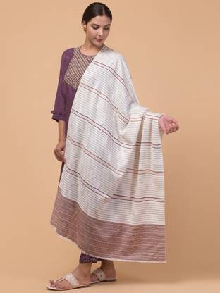 Tweedle Acrylic Striped Women Shawl