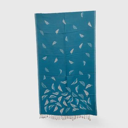 TR SHAWLS Polyester Wool Blend Woven Women Shawl