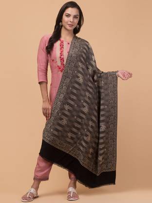 Tweedle Acrylic Woven Women Shawl