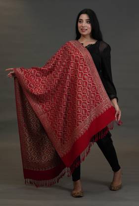 SHIFNEEN Acrylic Paisley Women Shawl