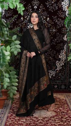 STSHAWLS Acrylic Self Design Women Shawl