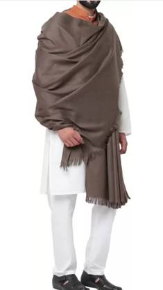 Dhariwal Wool Solid Men Shawl