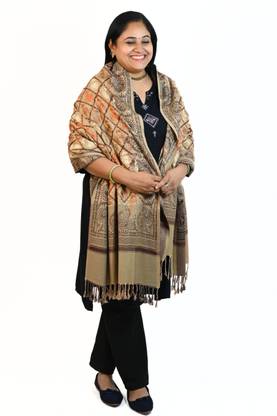 Vrinde Pashmina Embellished Women Shawl