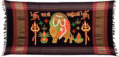 Navya Handicraft Cotton Self Design, Embroidered Men Shawl
