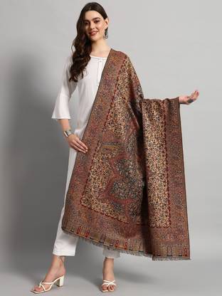 Ravaiyaa - Attitude Is Everything Wool Geometric Print Women Shawl
