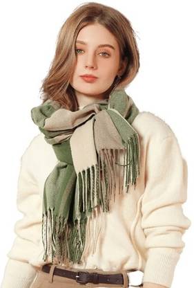 AlexVyan Acrylic, Wool Woven Women Shawl