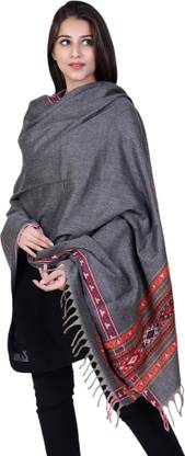 Pickks Wool Printed Women Shawl
