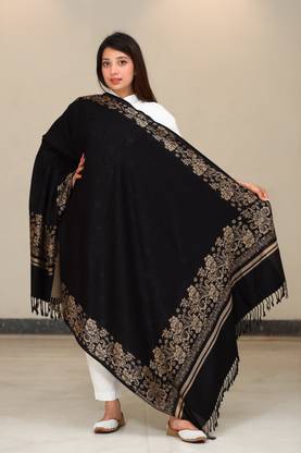 STSHAWLS Acrylic Self Design Women Shawl