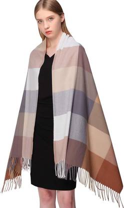 AlexVyan Acrylic, Wool Woven Women Shawl