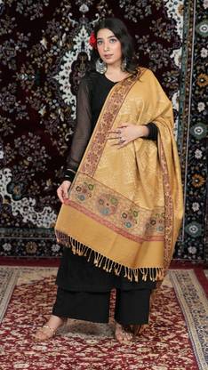 STSHAWLS Acrylic Self Design Women Shawl