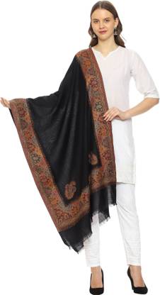 swi stylish Wool Floral Print Women Shawl
