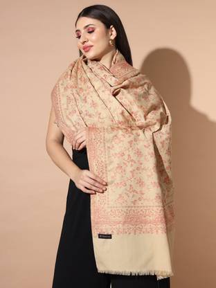 Pashmoda Wool Floral Print Women Shawl