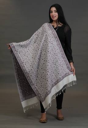 SHIFNEEN Acrylic Woven Women Shawl