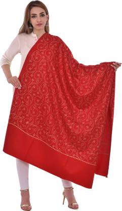 BAISA Pashmina, Wool Embroidered Women Shawl