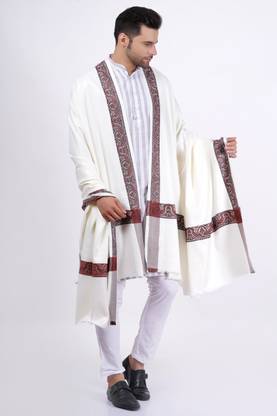 KAVIM Wool Printed Men Shawl
