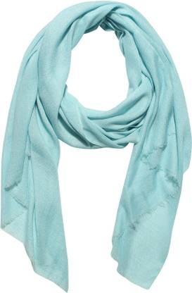 MUFFLY Wool Self Design Women Shawl