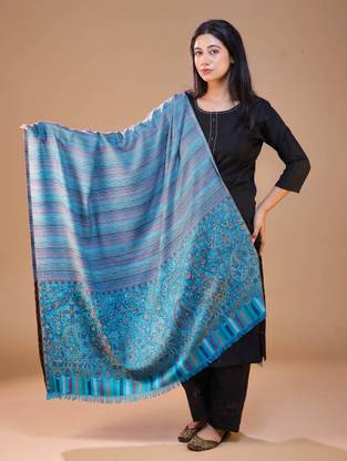 swi stylish Wool Paisley Women Shawl