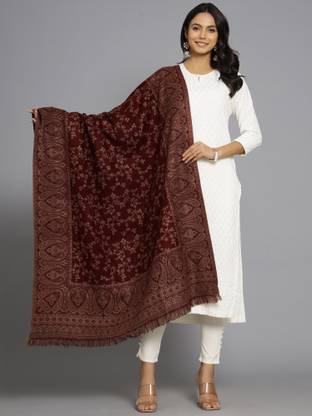 Ravaiyaa - Attitude Is Everything Wool Embroidered Women Shawl